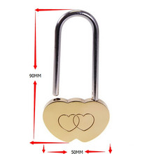 Cheap Heart Shape Brass Padlock